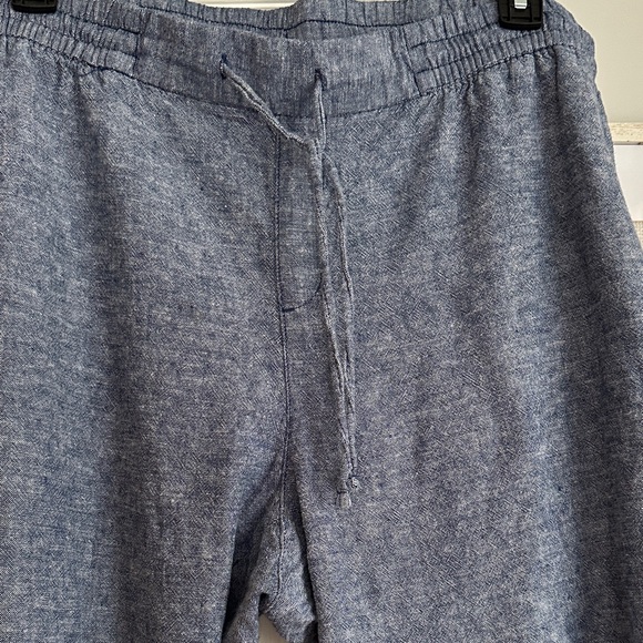 Ladies Old Navy XL Linen Blend Crop Pants - Picture 4 of 6